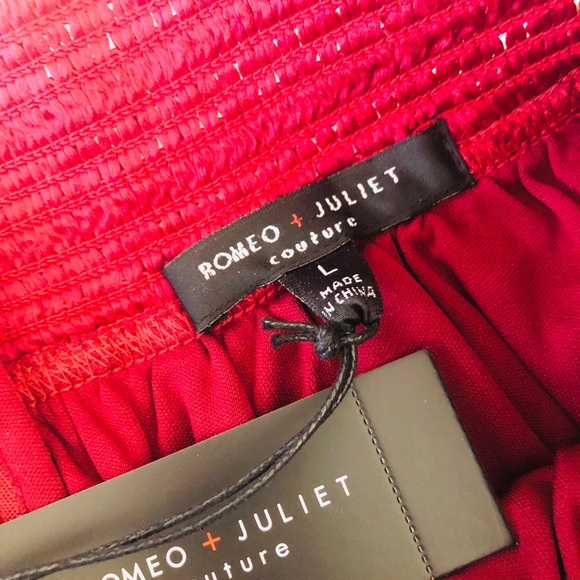 NWT Romeo and Juliet Coutre Burgandy MIDI Skirt - Picture 2 of 8